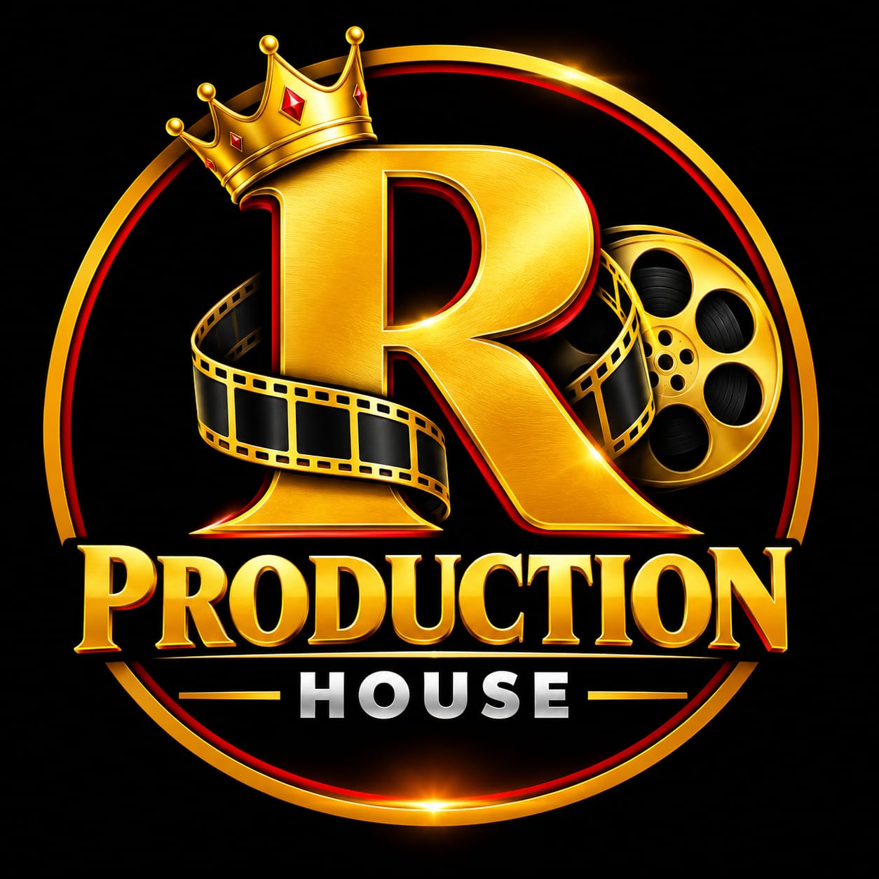 R Production House Crown Emblem
